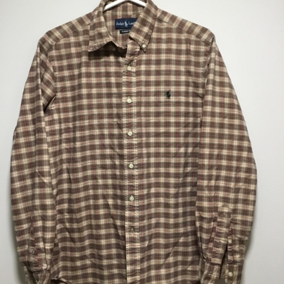 Polo Ralph Lauren Plaid Men's Dress Shirt - Picture 1 of 2